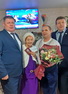 Сергей Агапов и Владимир Дмитриев вручили юбилейную медаль жительнице блокадного Ленинграда